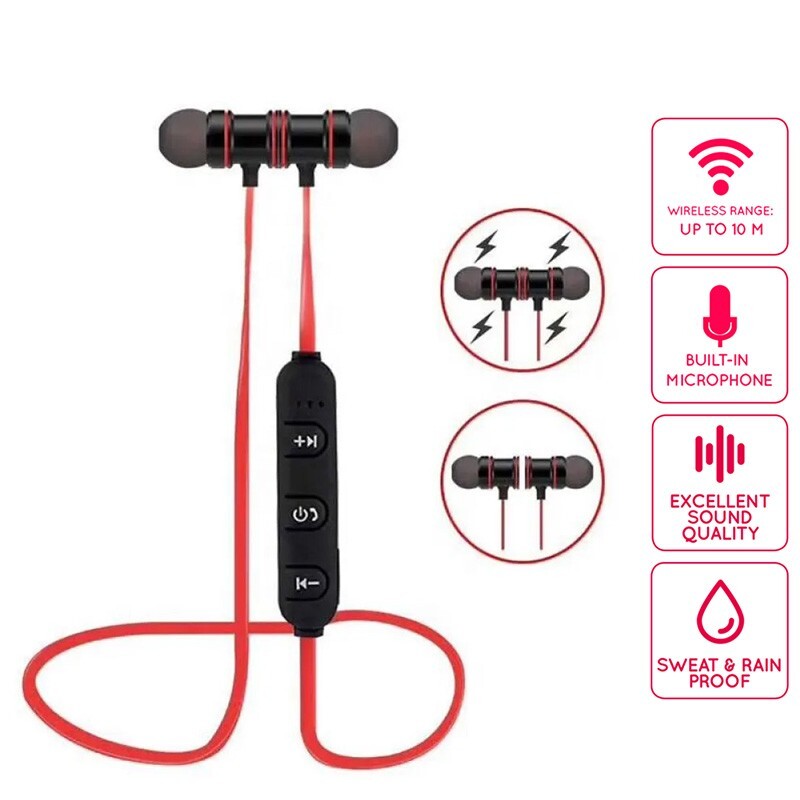 Sports Wireless Earphones Light Bluetooth Headphones Headset Stereo Earbuds