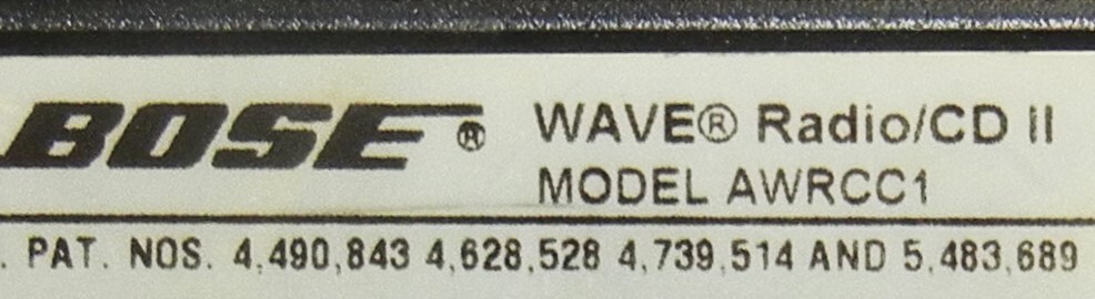Bose AWRCC1 Transformer Billion 269842-001