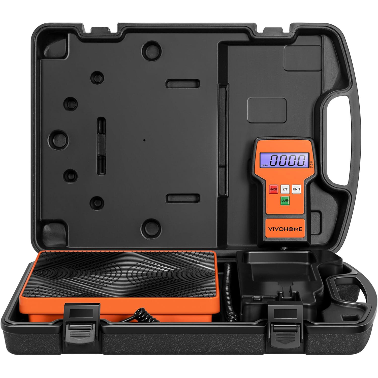 Refrigerant Charging Scale 220lb Digital HVAC AC Freon Weight LCD with Case