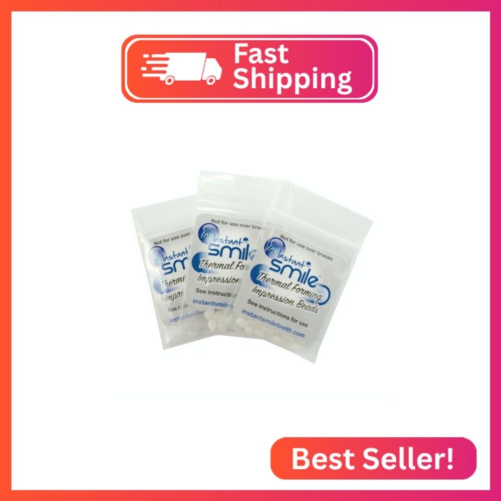 Fitting Beads, 3 Pack Included, Can Be Used for Any Billy Bob Teeth OR Instant S
