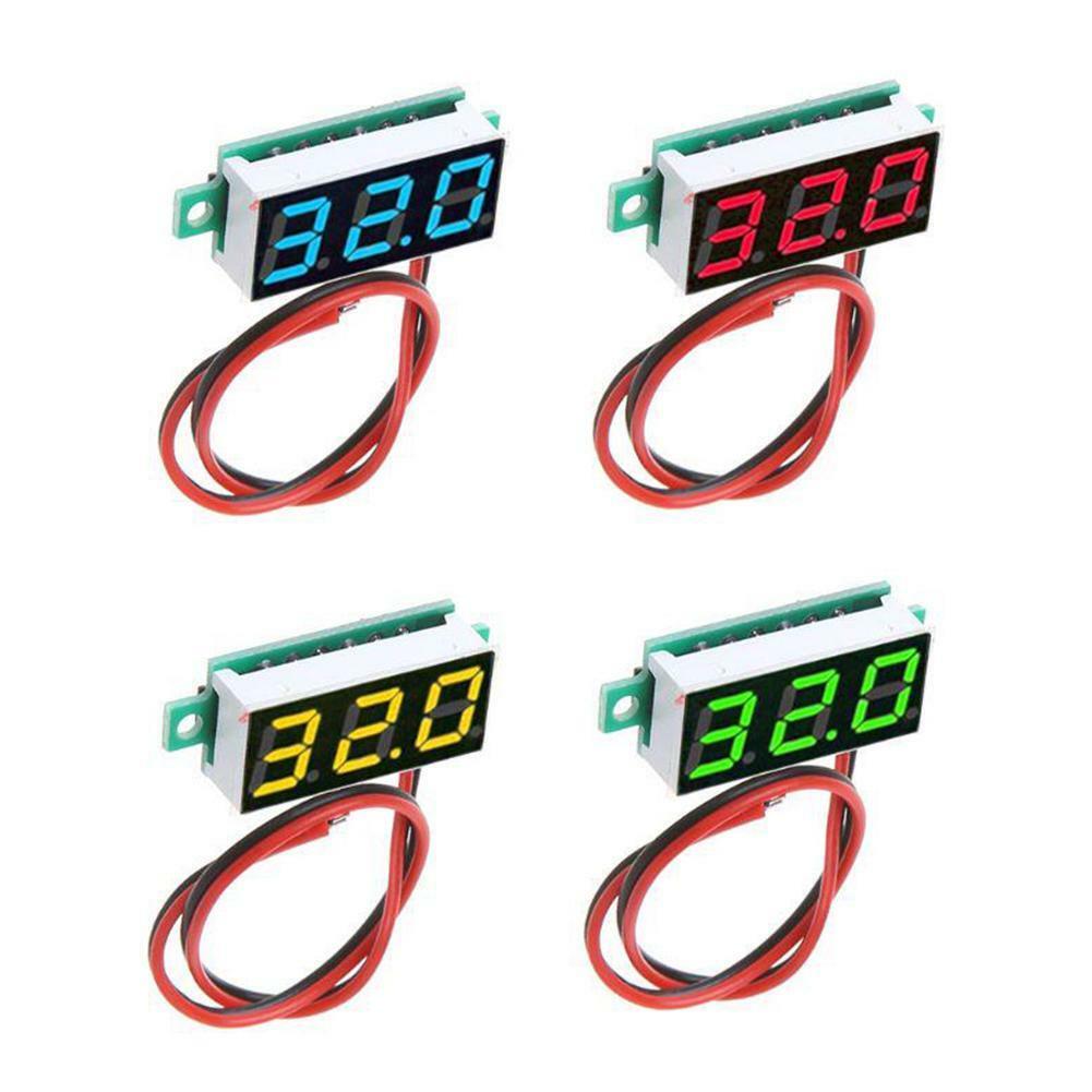 Mini 30V 0.28" Display LED Digital Voltmeter Voltage Red Tester Blue Hot L1 G1I8