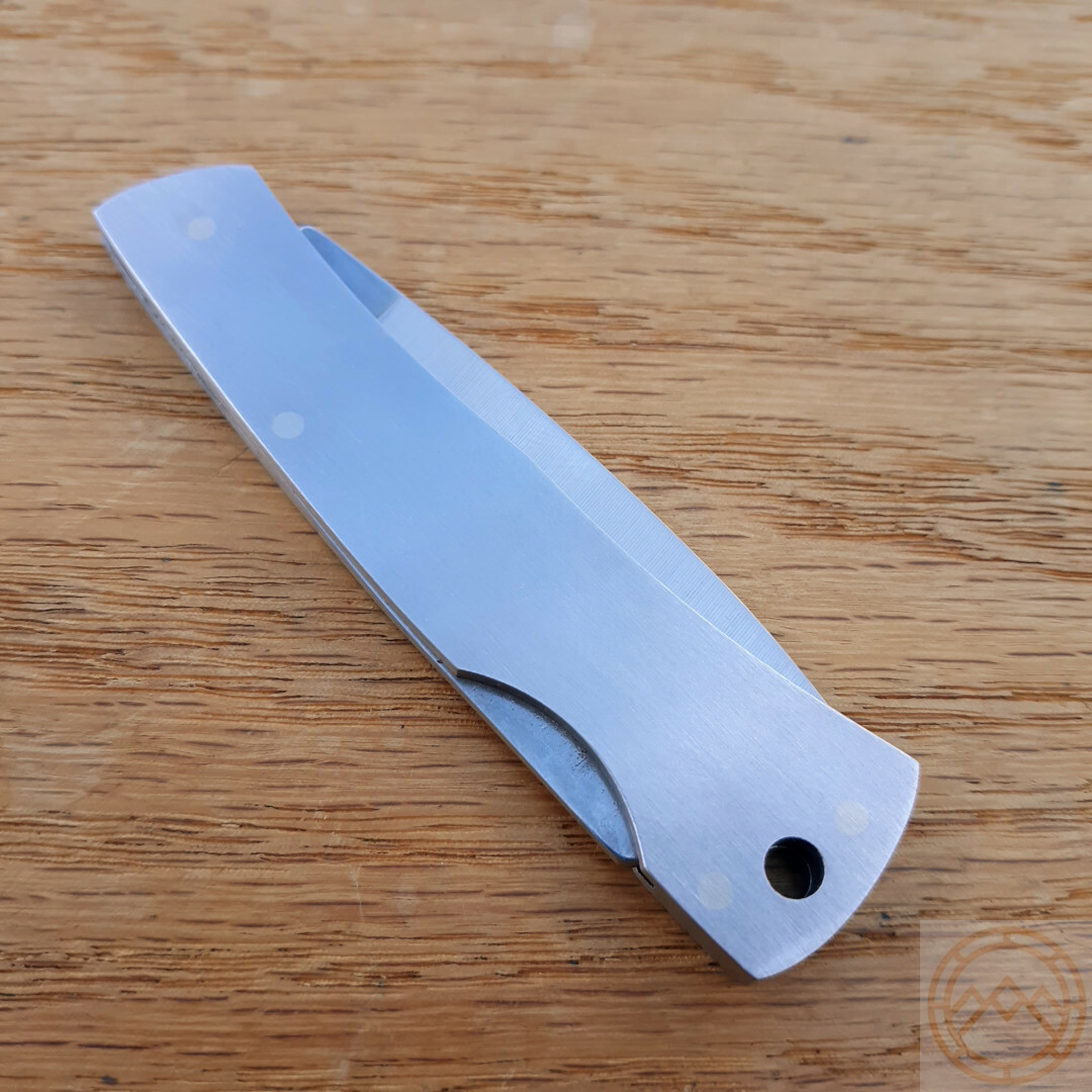 Case XX Executive Lockback Folding Knife Stainless Steel Blade Stainless Handle