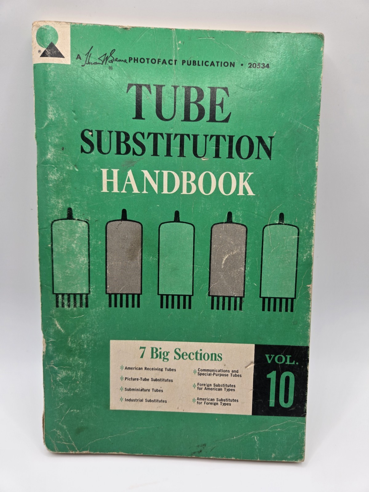 Vtg Tube Substitution Handbook, No. 10 authored by Howard W. Sams, Eng. Staff