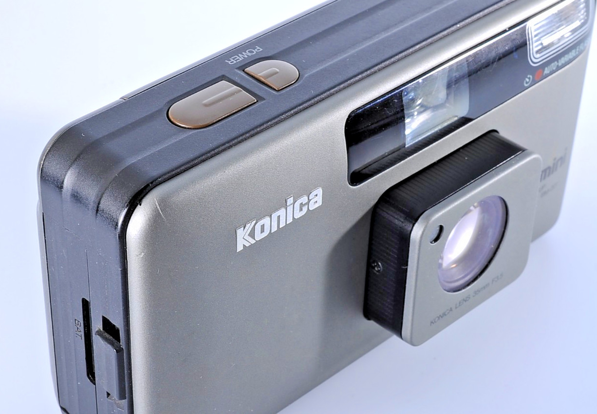 Konica Big Mini BM-201 BM201 35mm f/3.5 Film Camera From JAPAN Tested Near MINT