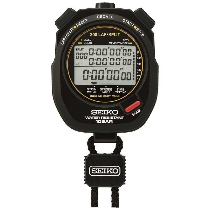 Seiko Stopwatch STOP WATCH Swimming Master SVAS009 black Seiko Stopwatch
