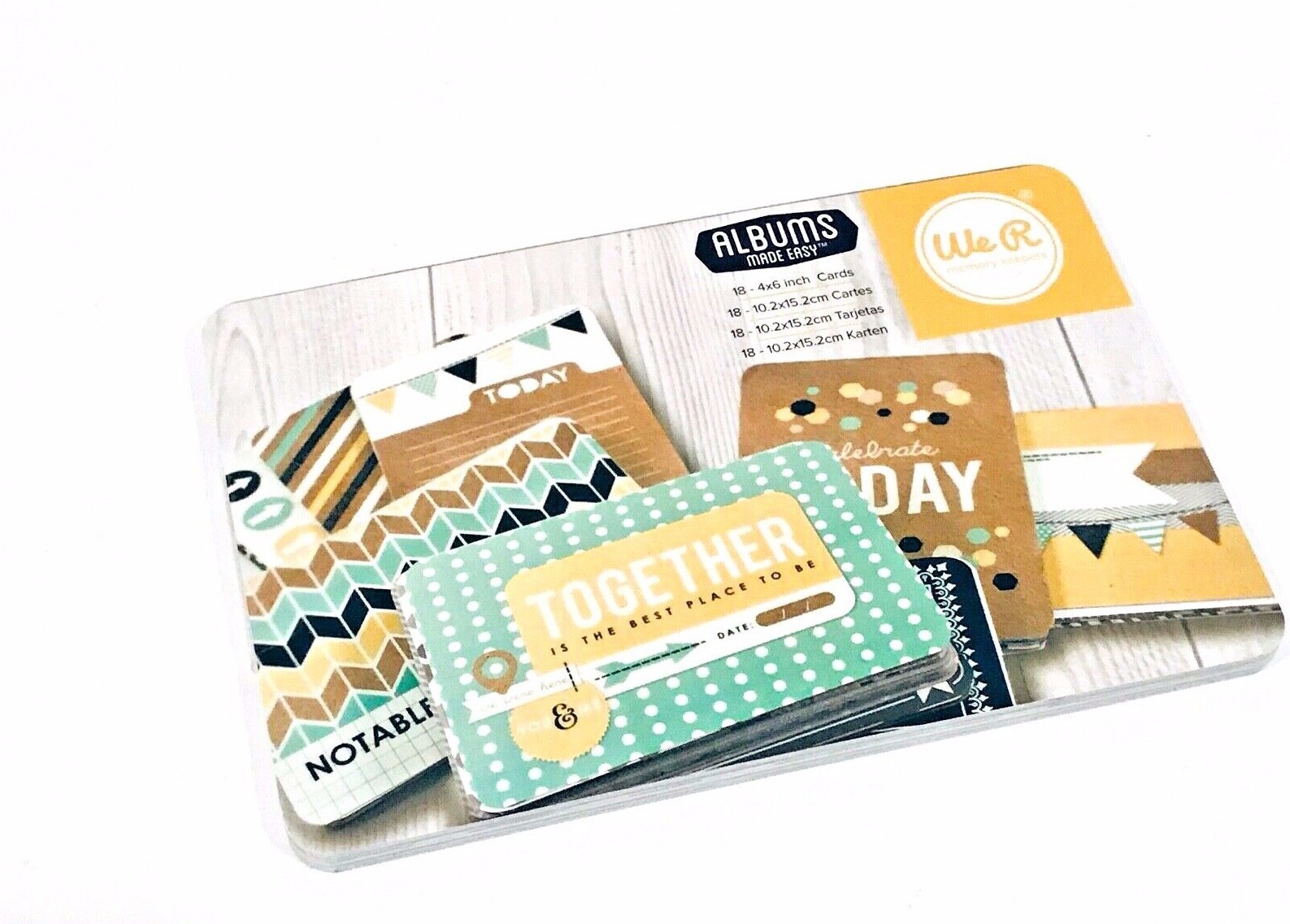 WE R MEMORY KEEPERS ALBUMS MADE EASY 4 X 6 JOURNALING CARDS DAILY DIY