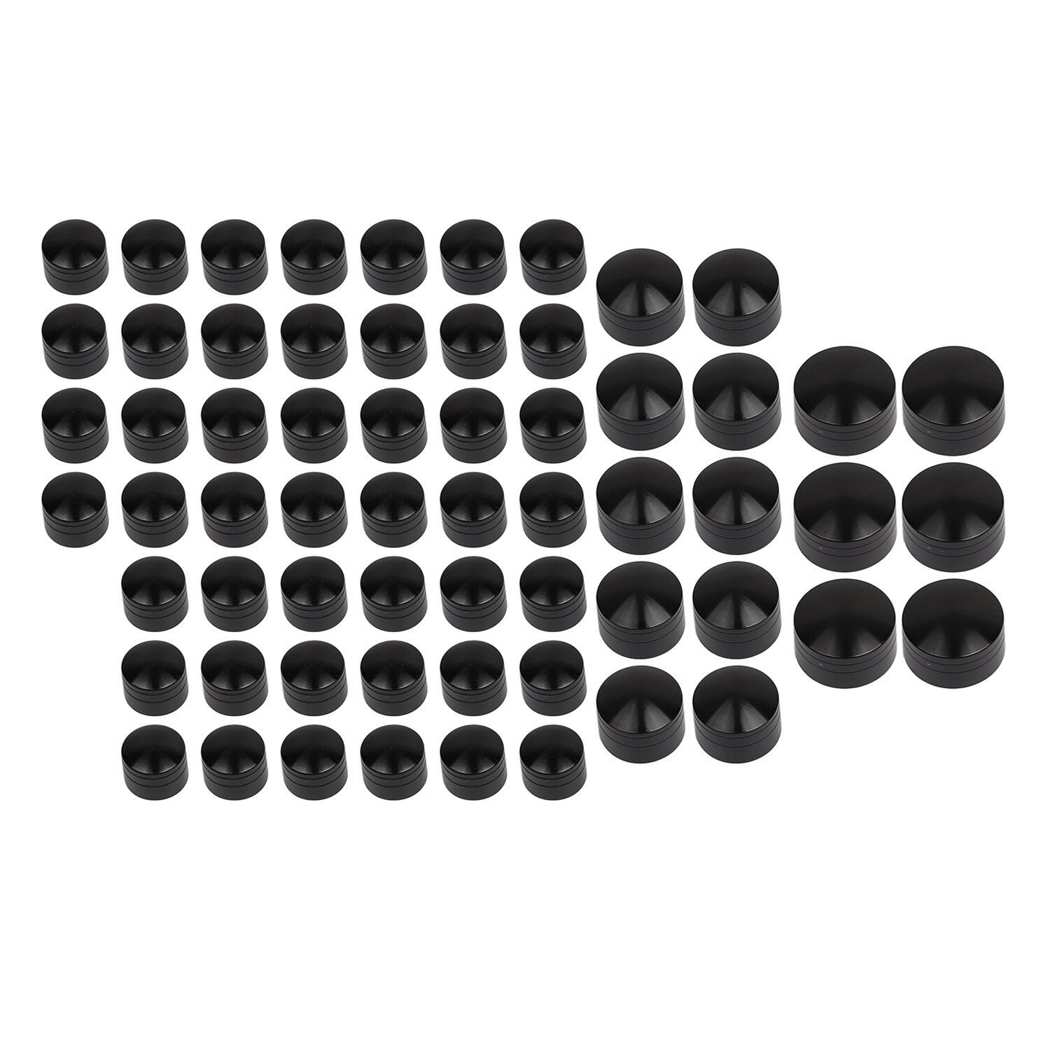 Black CNC Engine Bolt Cover Cap For Harley Electra Glide Ultra Classic FLHTCU US