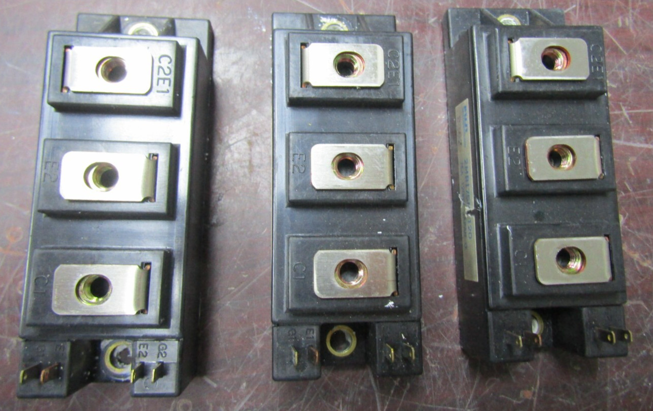 😀 3) FUJI ELECTRIC IGBT MODULE 2MB175N-120 2MB175N120 LOT OF 3