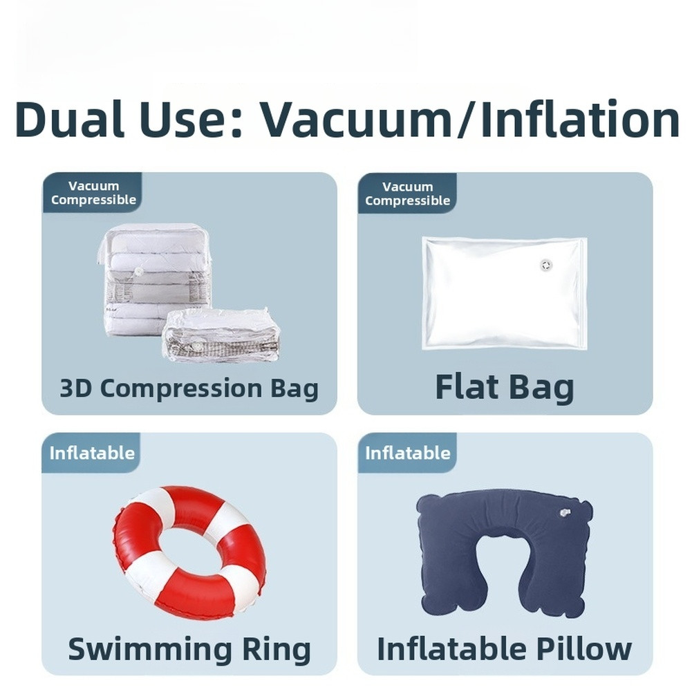 Wireless Electric Vacuum Pump 4000Pa for Storage For Compression and Inflation