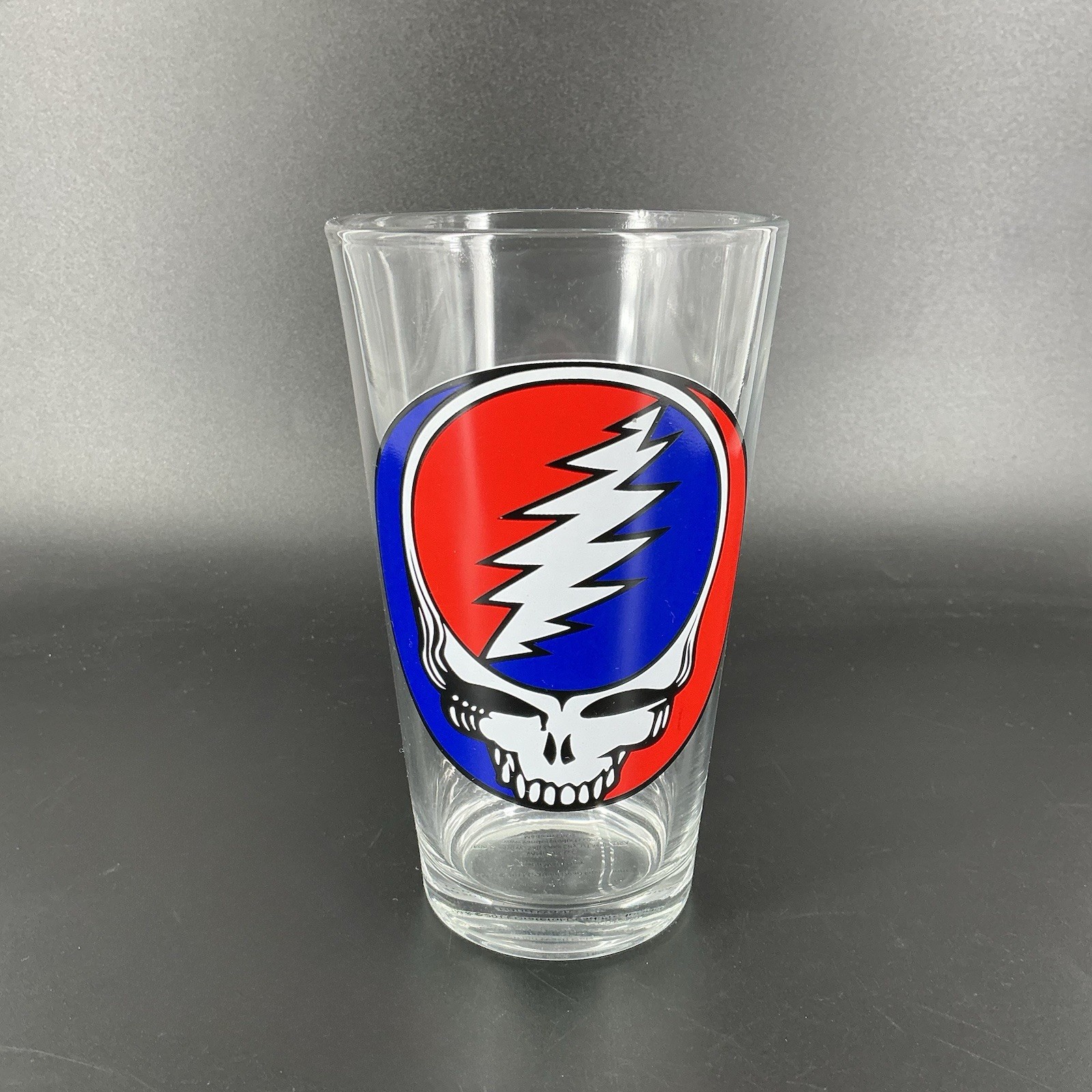 Grateful Dead Productions Pint Glass Beer Tumbler Steal Your Face 2011