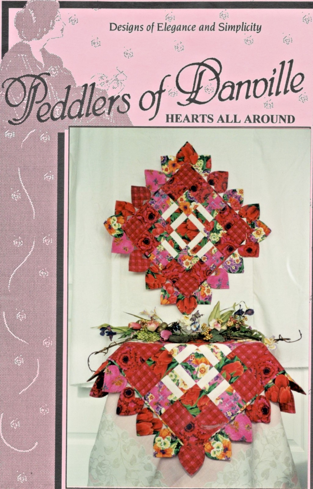 Hearts All Around Quilt Pattern by Peddlers of Danville