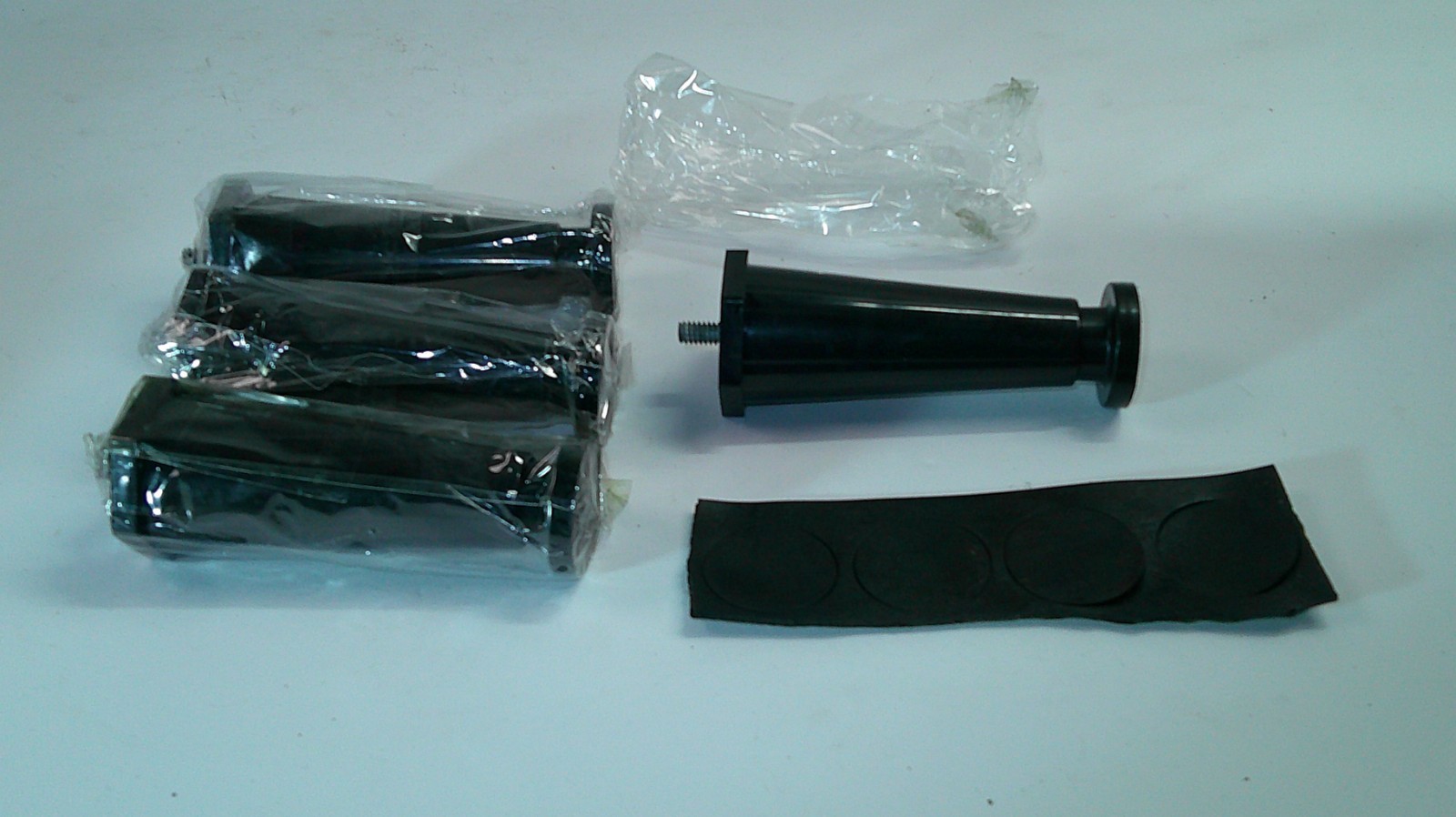 Bunn Part # 13255.0001 4" Adjustable Leg Set, Black, 4 pcs