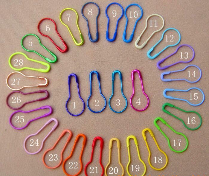 Stitch markers pin crochet knitting findings 28Color for choose 22mm length