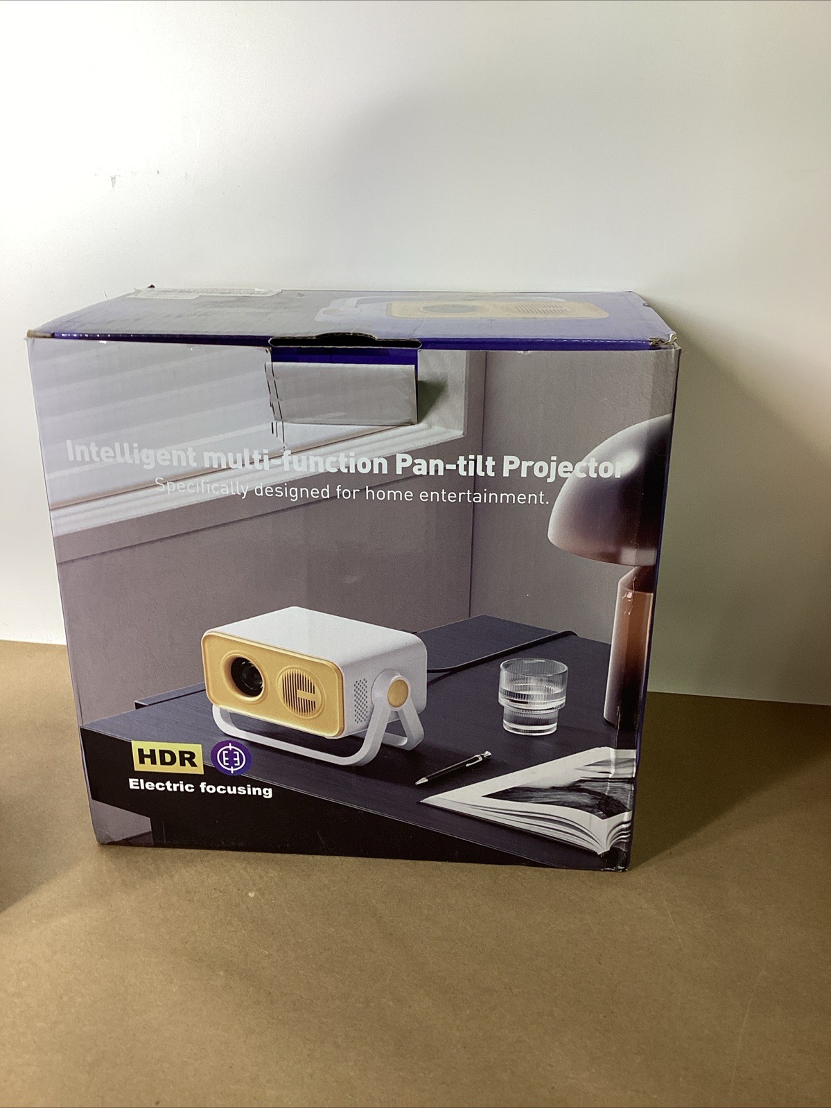 BKZ 2025 Upgraded 360 Adjust With HDMI/USB/PHONE Pan-tilt PROJECTOR