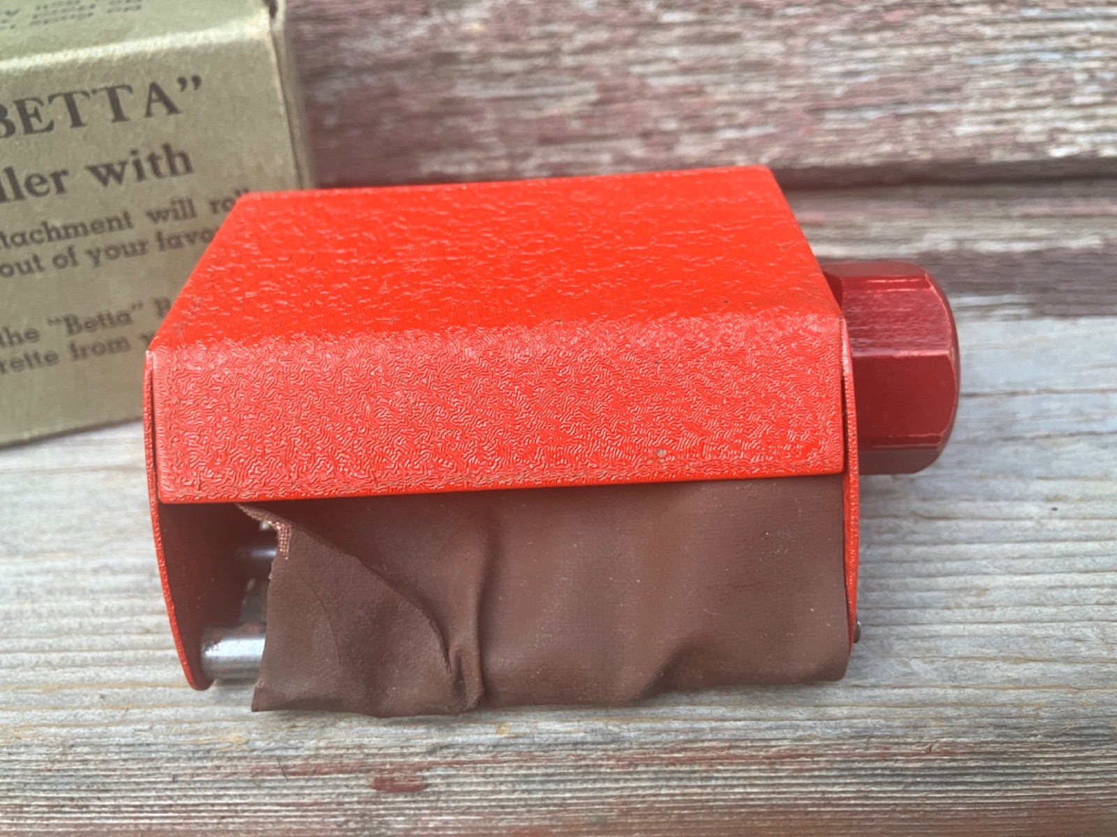 VTG BETTA CIGARETTE ROLLER w BOX AKRON OHIO