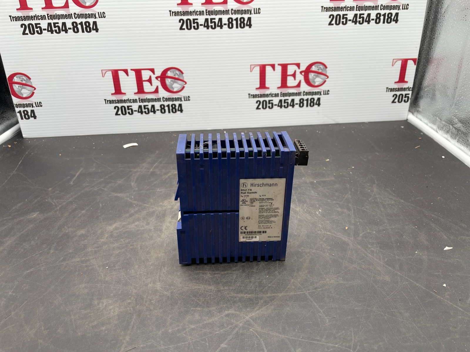 Hirschmann RS2-TX Industrial Ethernet Switch, 8 x 10/100Base-TX, RJ45