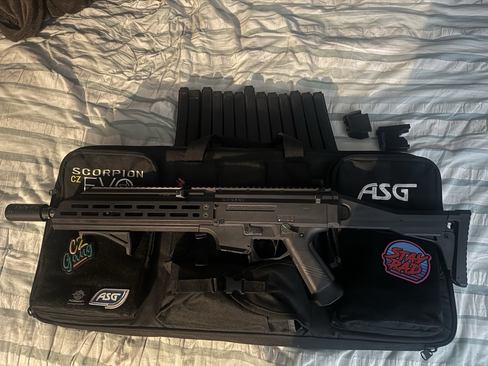 High End Airsoft ASG Scorpion EVO 3A1 AEG With Extras