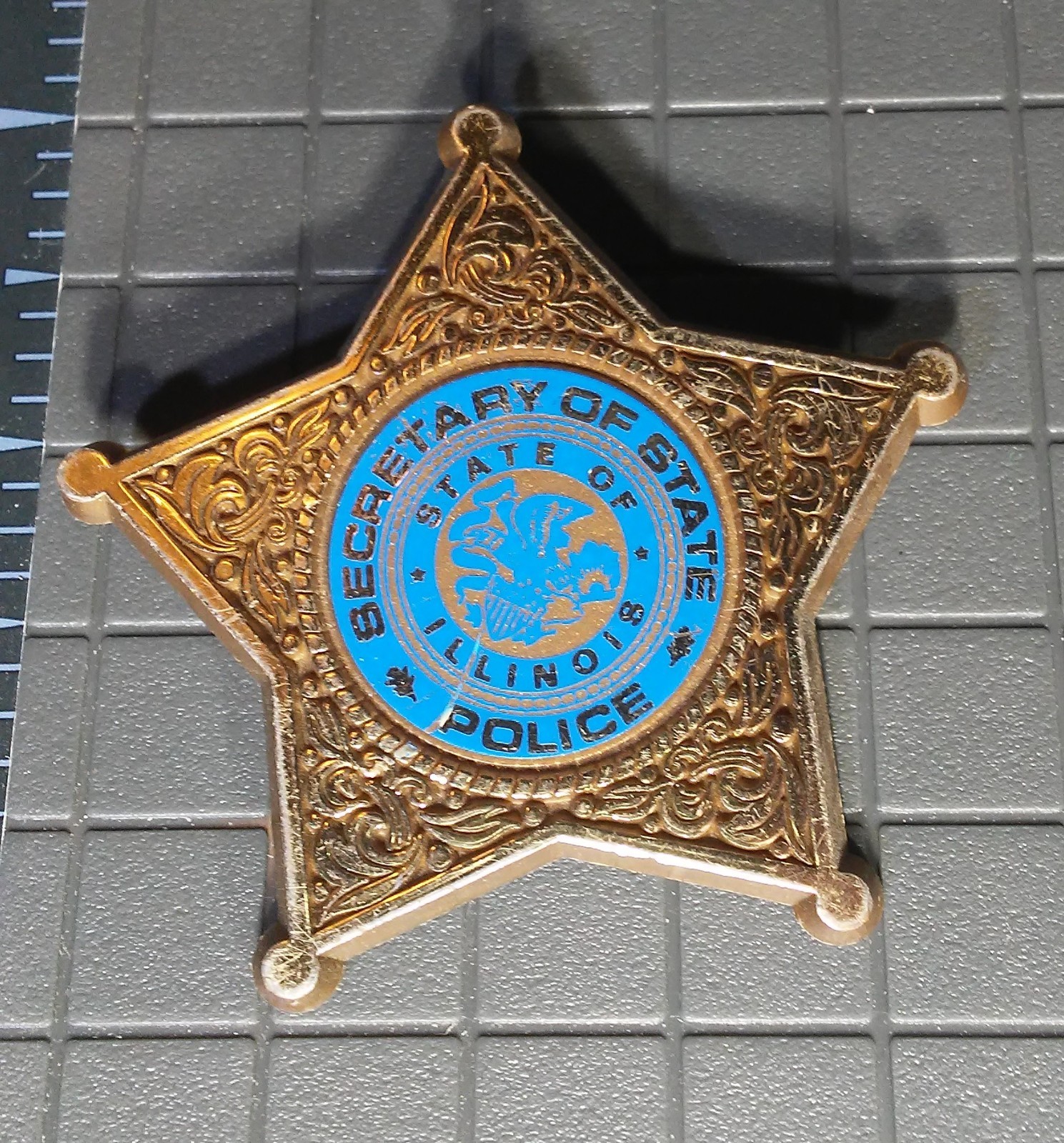 Toy Badge Secretary of State Illinois Police