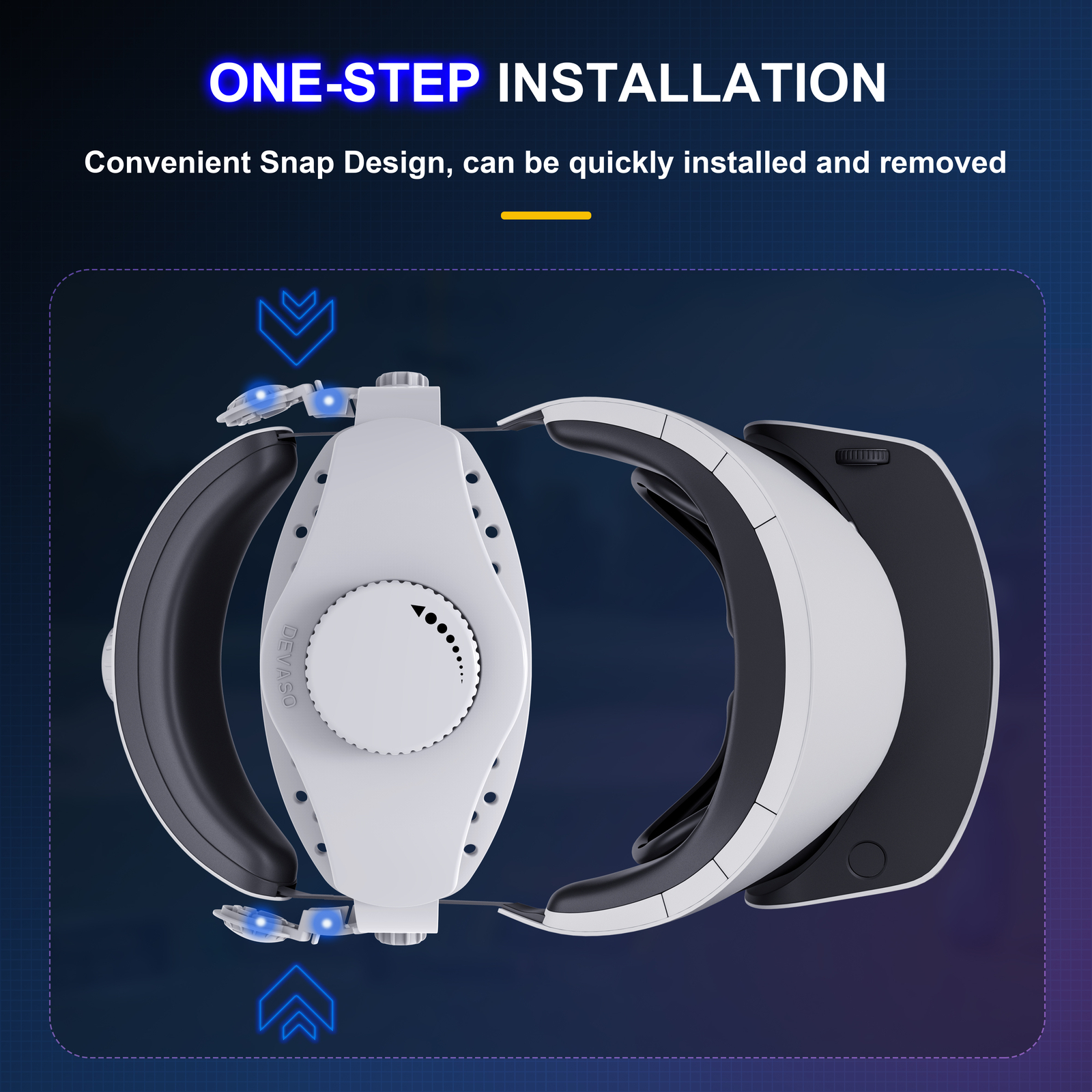 Adjustable Head Strap for PlayStation VR2 Headset Headband Replace Accessories