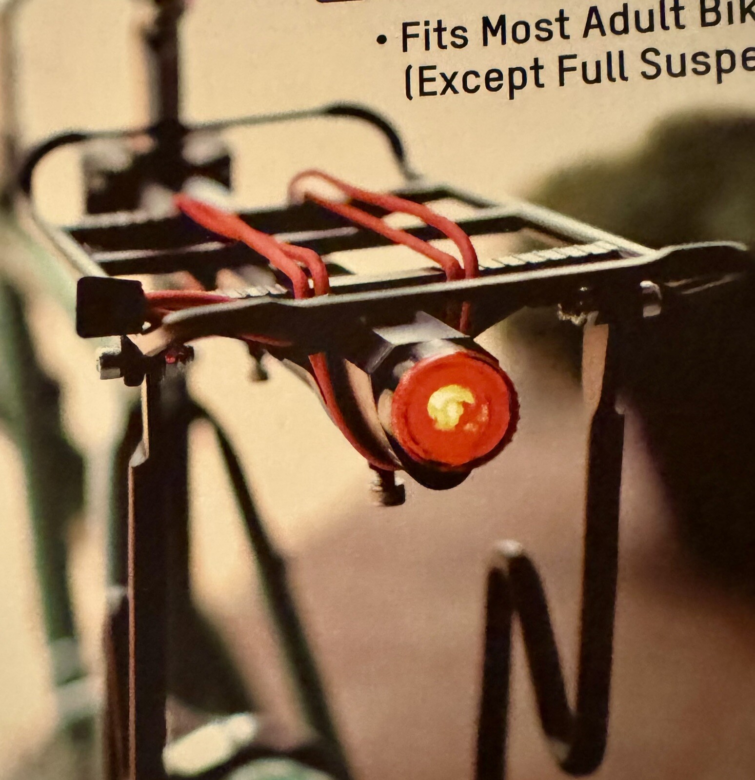 Bike Rack Rear Lighted 45LB Capacity,       New