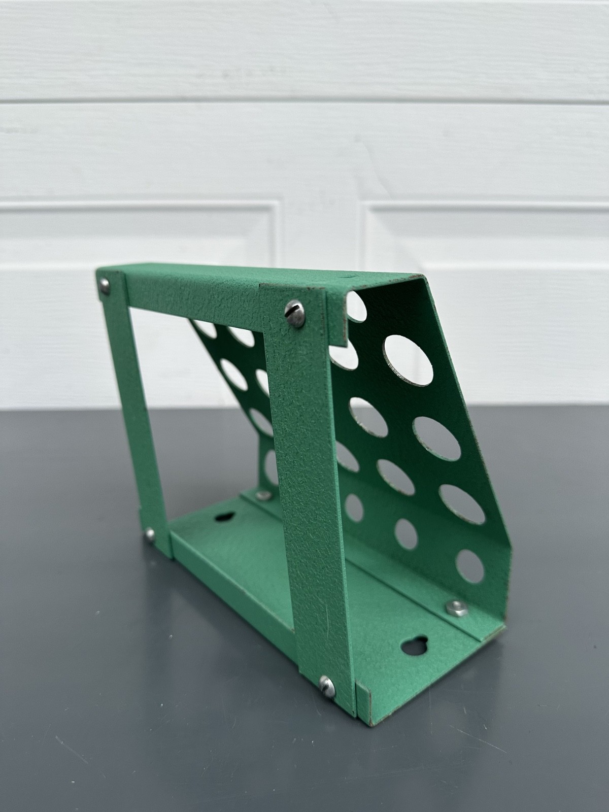 Vintage RCBS Reloading Dies Storage Metal Rack