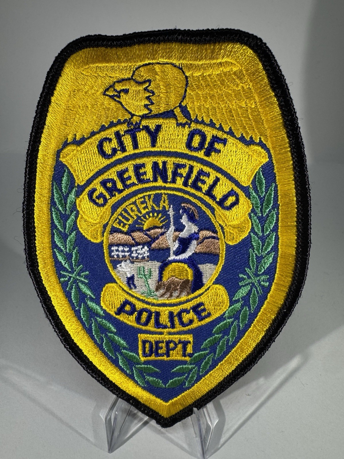 Greenfield California Police PATCH