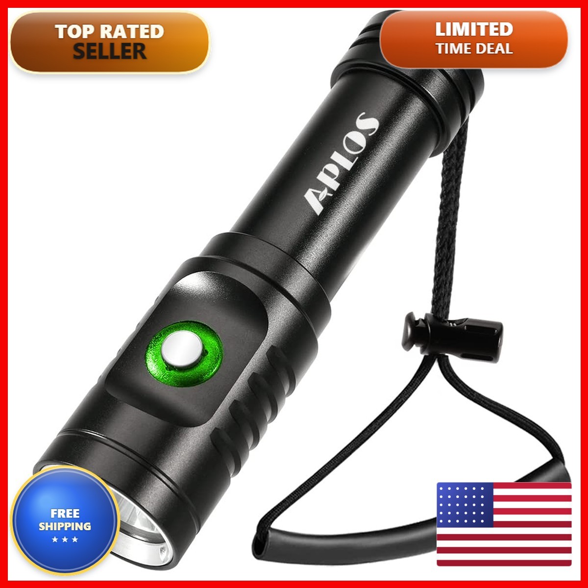 APLOS AP01 1050lm Dive Light Power Indicator IPX8 Waterproof