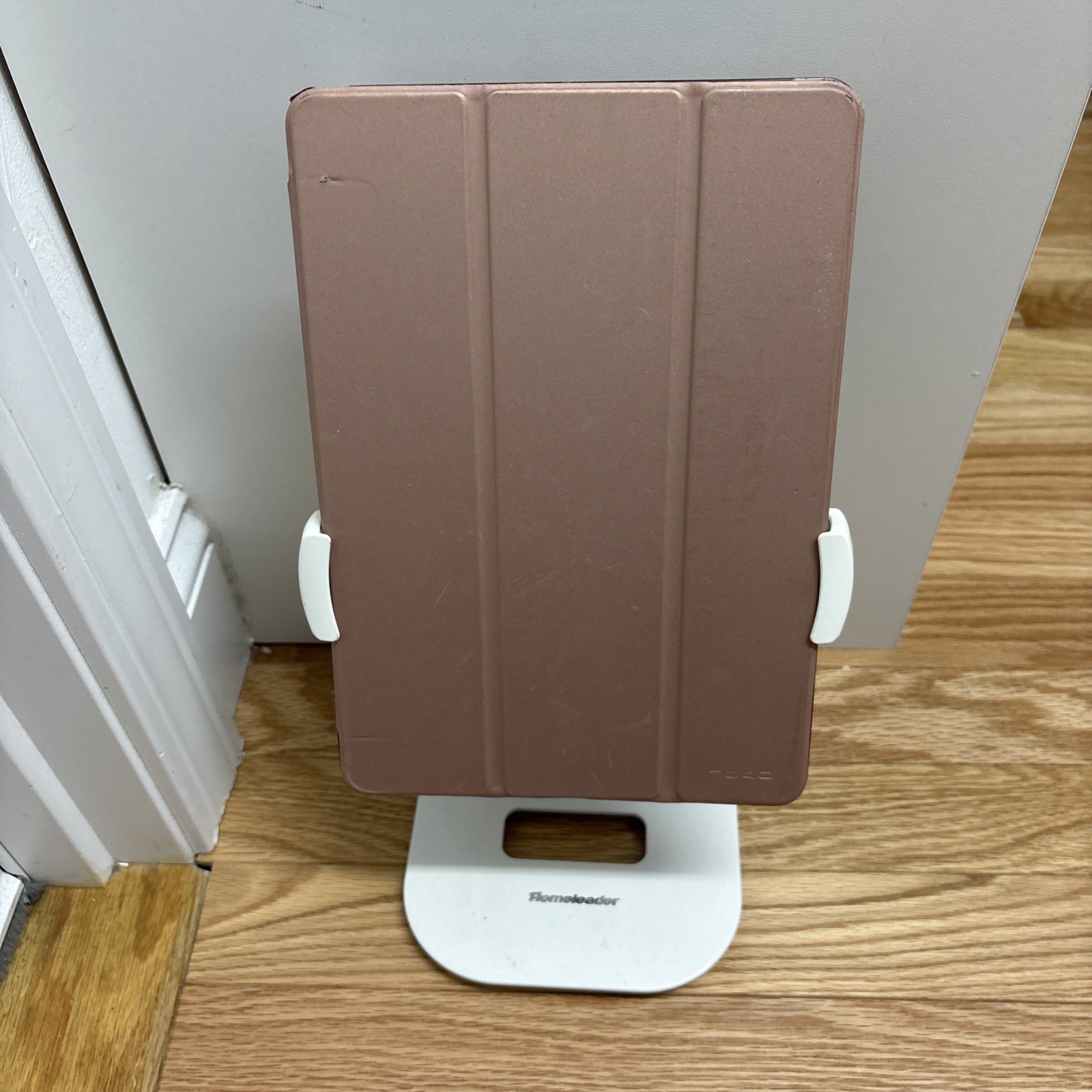 Homeleader Adjustable Large Heavyweight Base Tablet iPad Stand - White