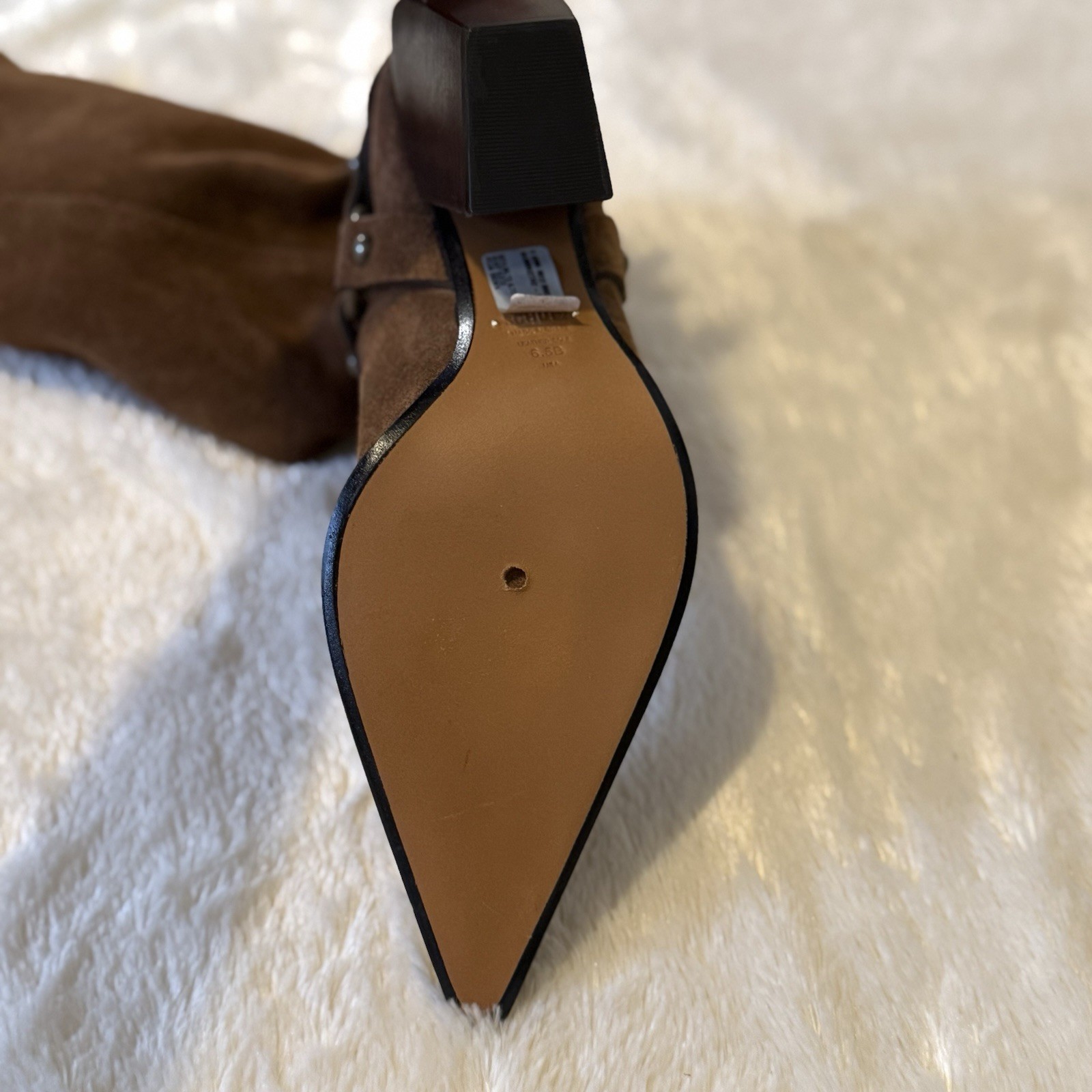 Schutz Suede & Leather Right Boot Lot Of 3 For Upcycle Salvage Crafts