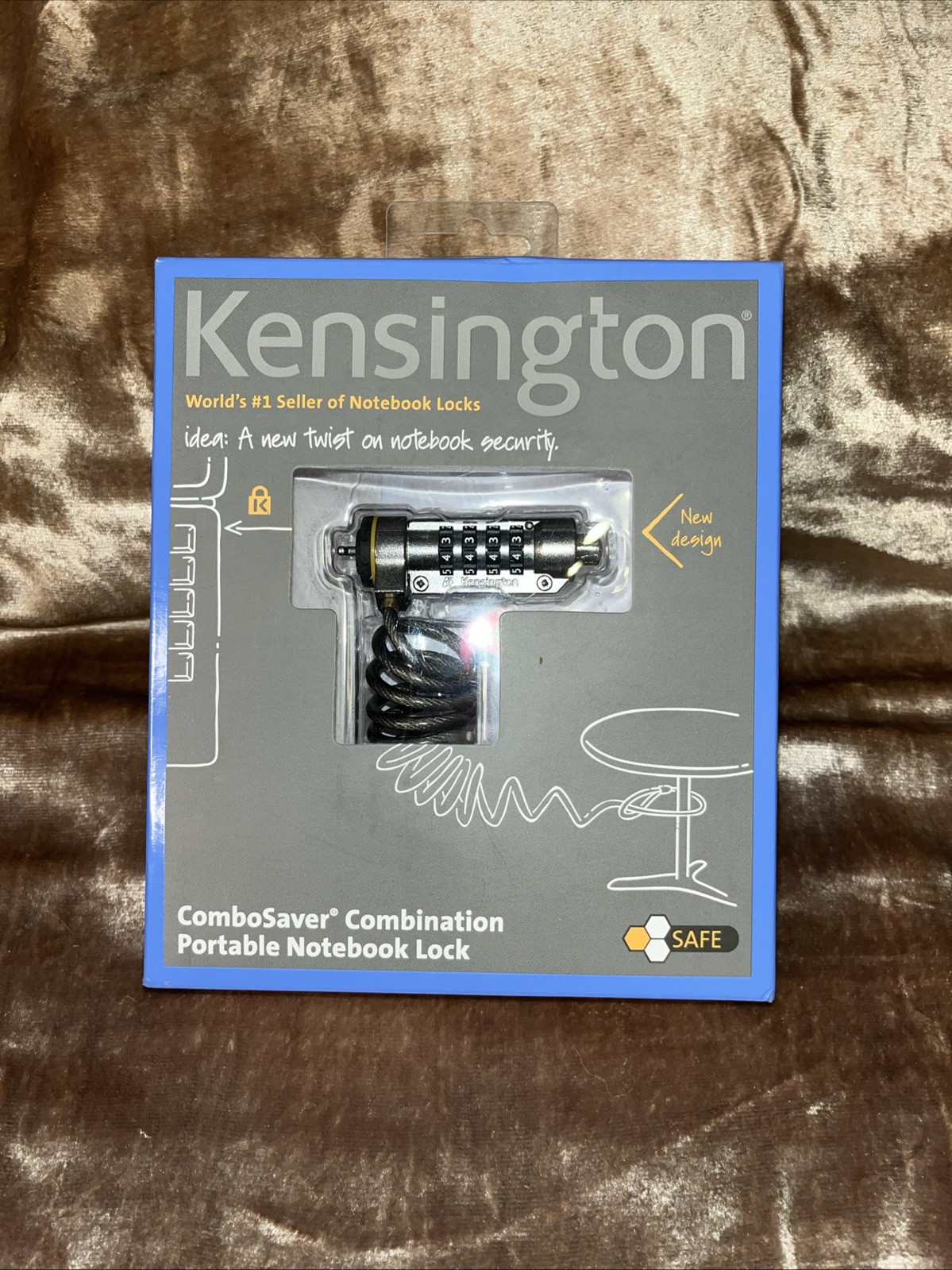 Kensington ComboSaver Combination Portable Notebook Laptop Lock New In Box