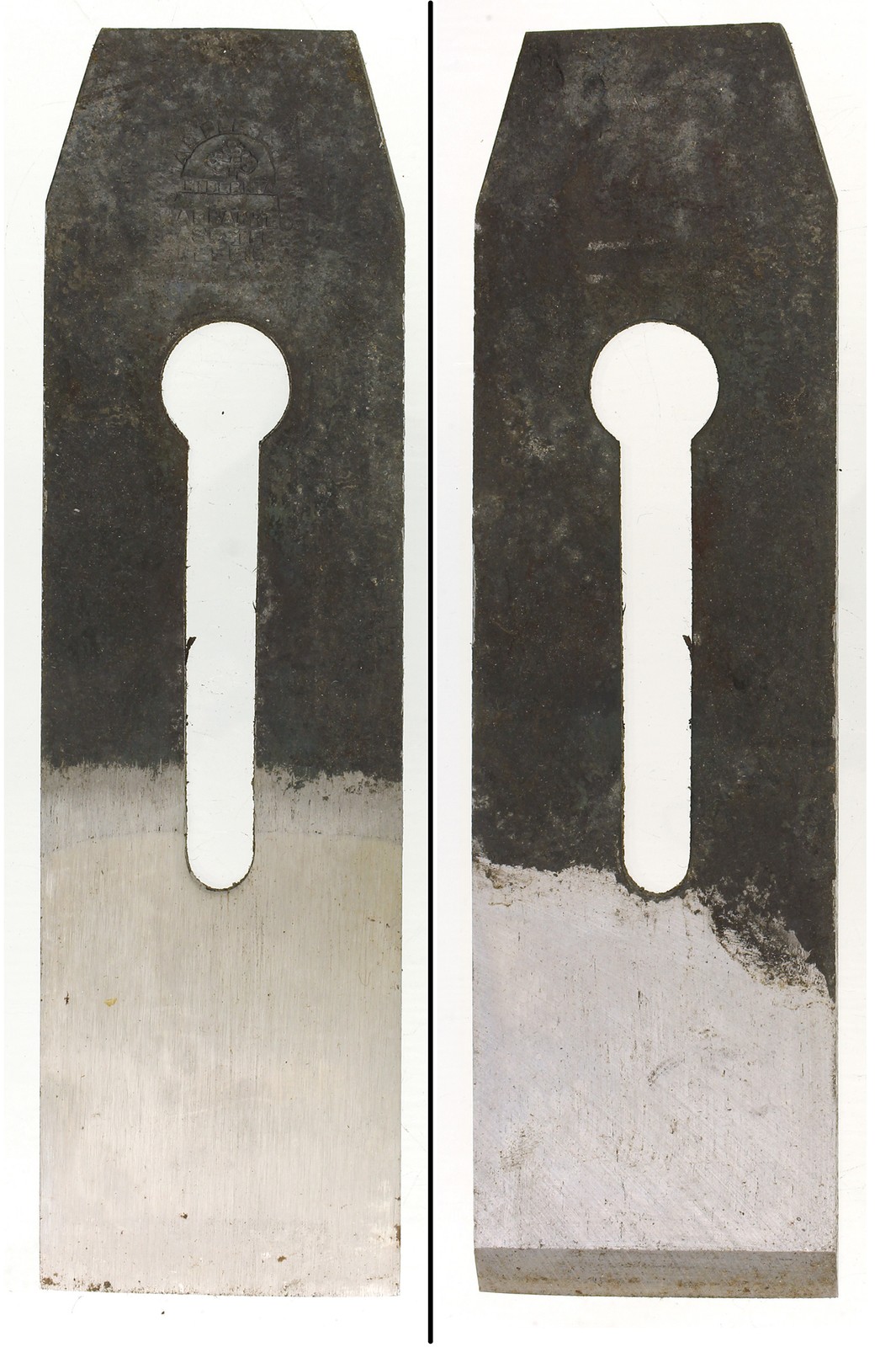 Founder's Choice Hibernia Works 2 1/4" Tapered Iron for Wood Plane- mjdtoolparts