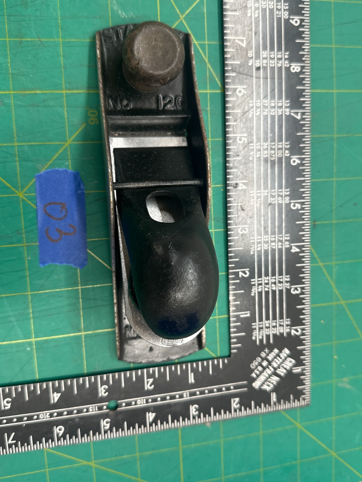 Vintage Stanley No. 120 Block Plane – Adjustable Blade – Made in USA