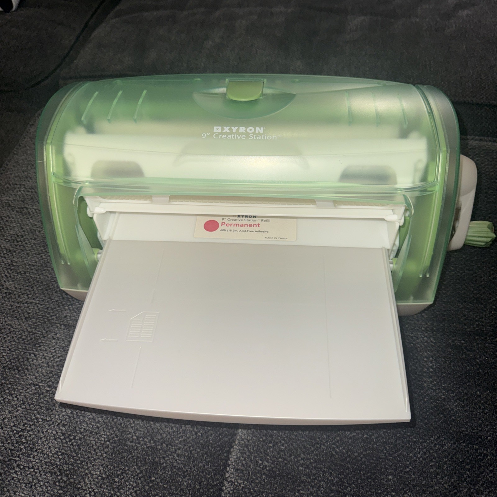 Xyron Model 900 Green Creative Station 9-Inch Laminator & Adhesive Sticker Maker