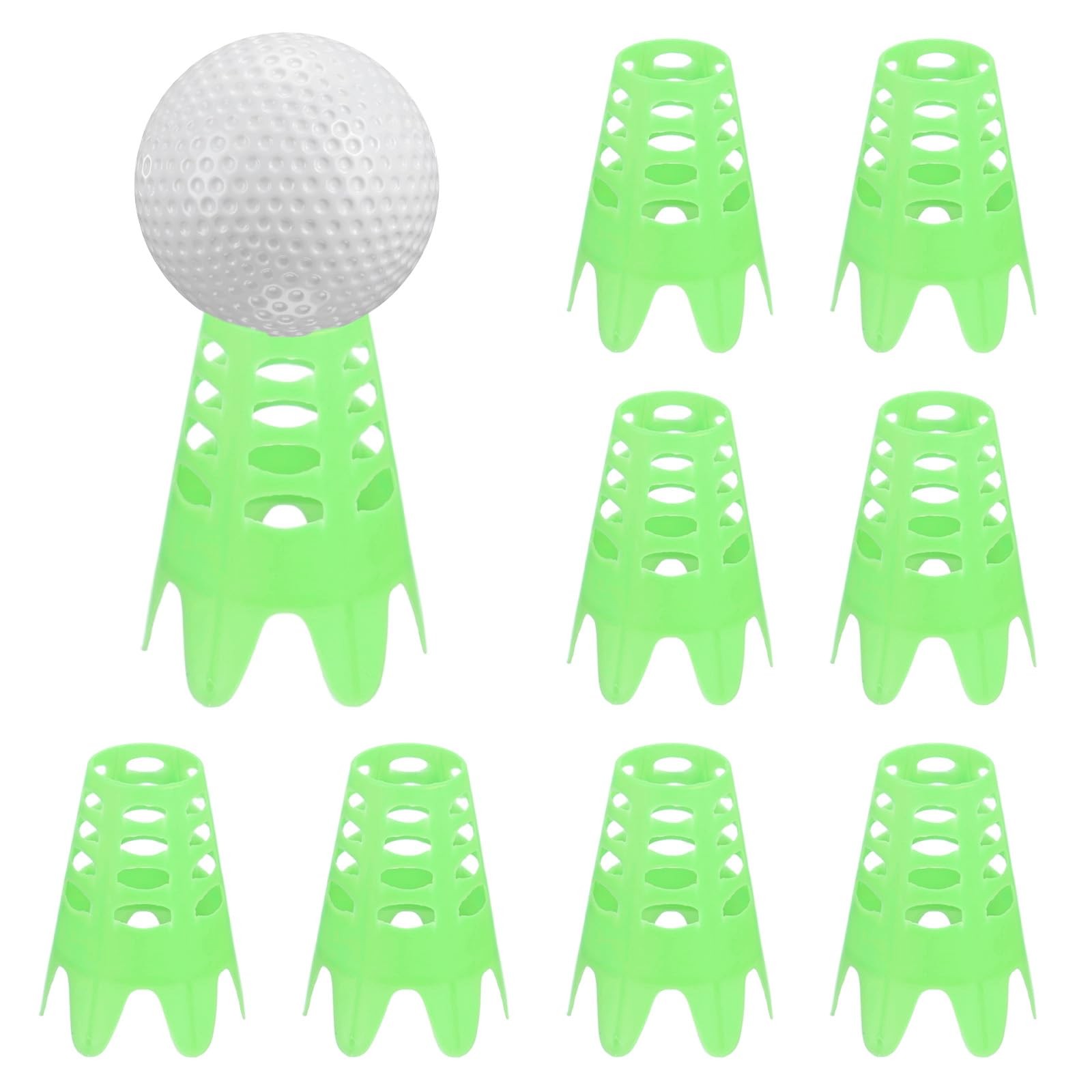 Golf Simulator Tees - Plastic Golf Tees Use for Home & Outdoor & Indoor Driving