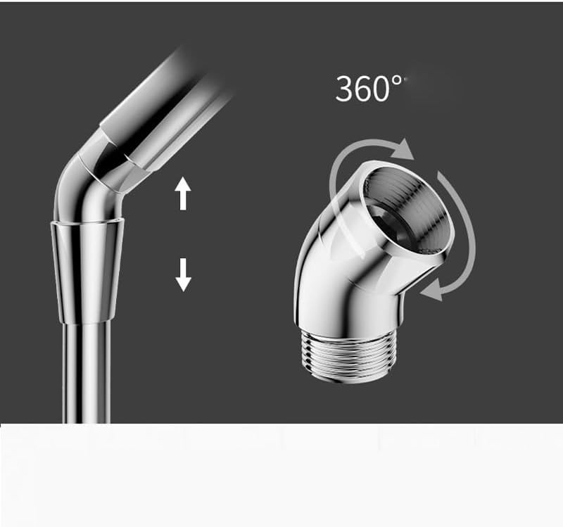 Shower Head Elbow Adapter 45 Degree Solid Brass Shower Head Angle Adapter