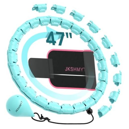 Weighted Hula Circle Hoops for Adults Weight Loss, Infinity Fitness Hoop Plus