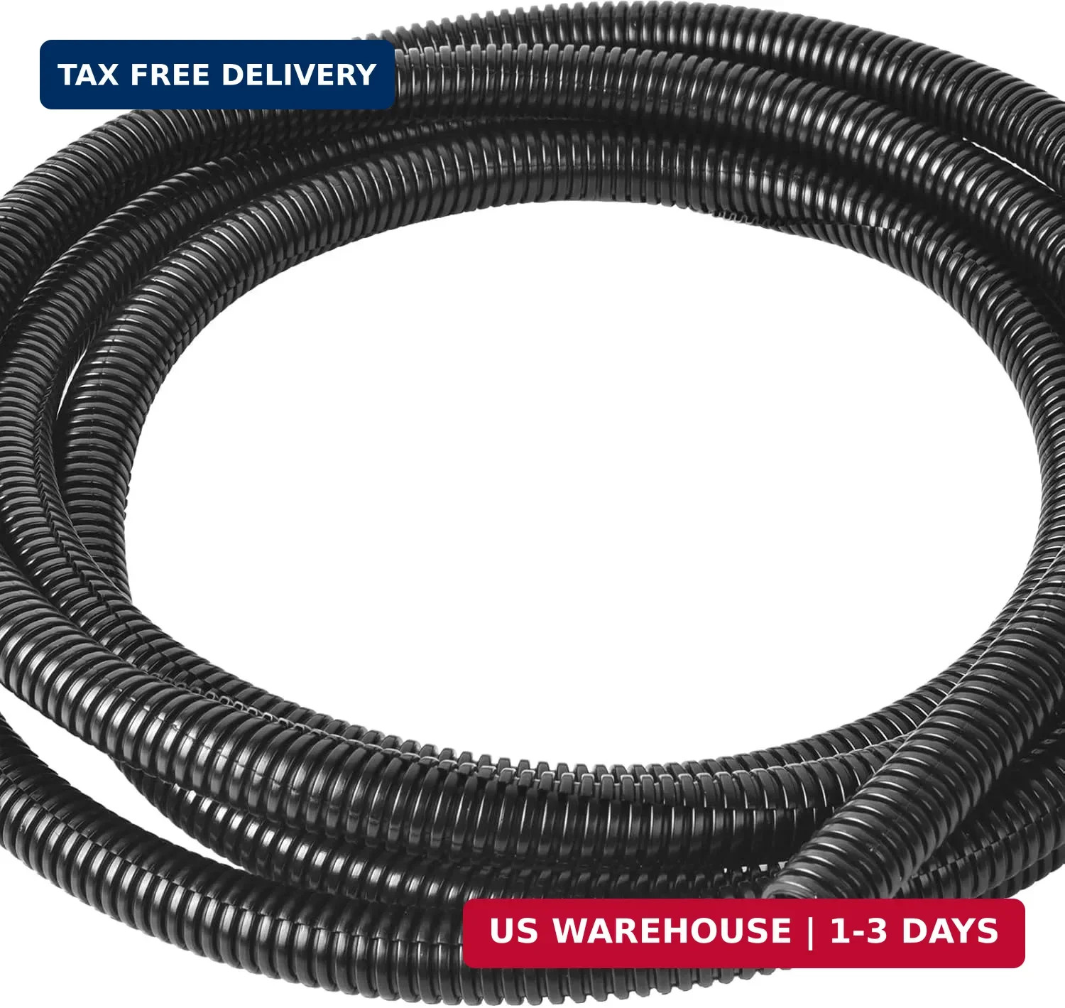 1/4 Inch Wire Loom Split Tubing - 50 ft Cord Protector Electric Wires Covers, Au