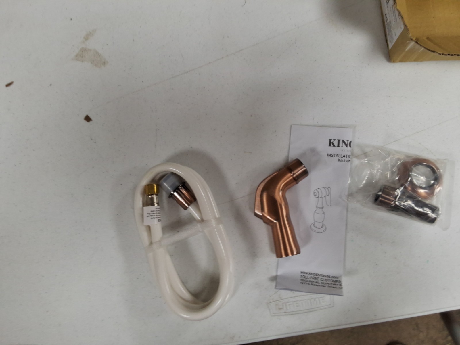 Kingston Brass KBS79SP Kitchen Side Spray - Copper