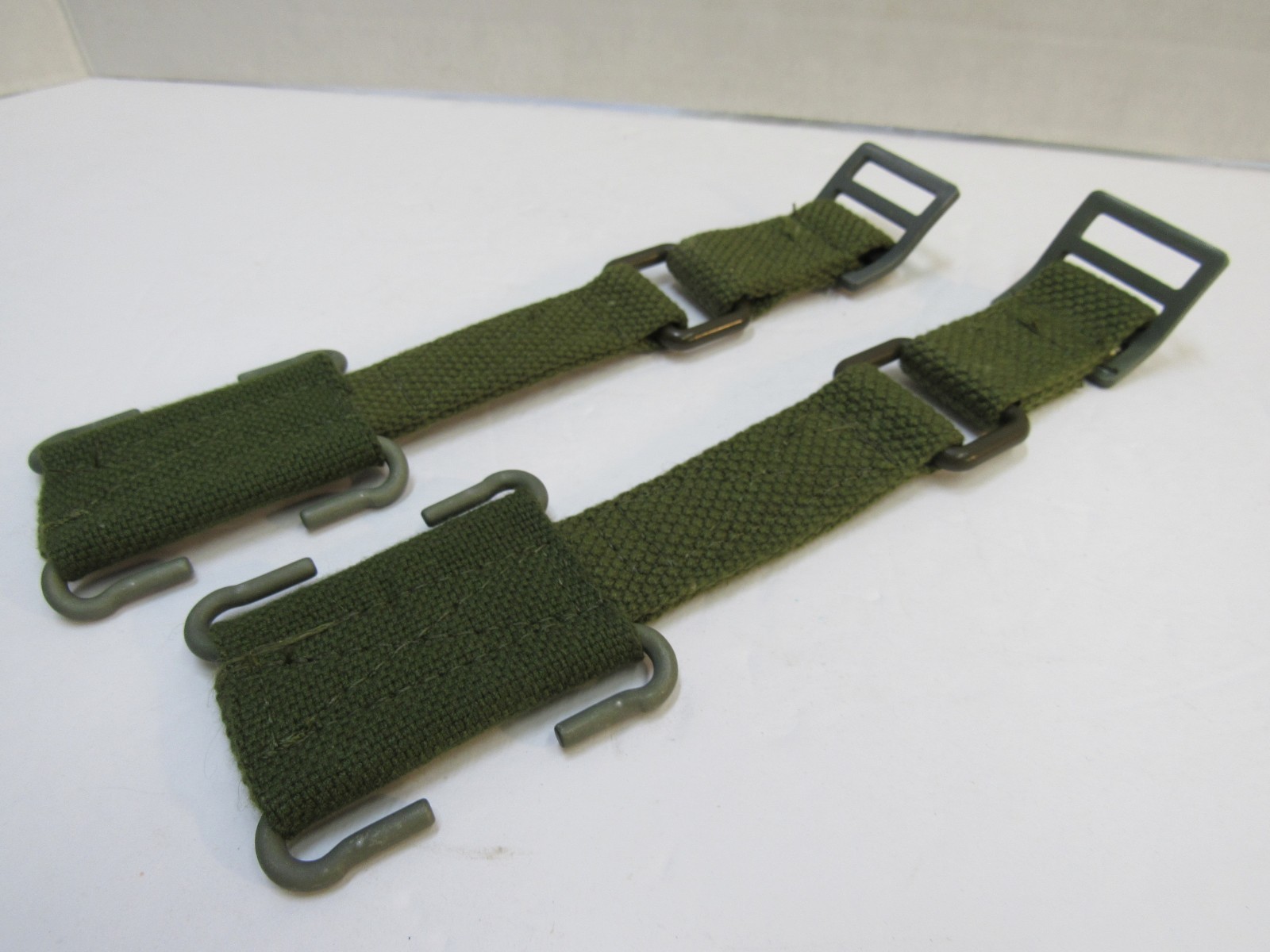 2 Danish Web Belt Gear Extender Like British Pattern 1944 Brace Attachment NOS