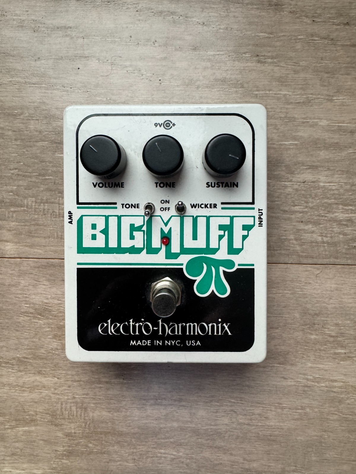 Electro-Harmonix Big Muff Pi with Tone Wicker Fuzz - Guitar Effect Pedal