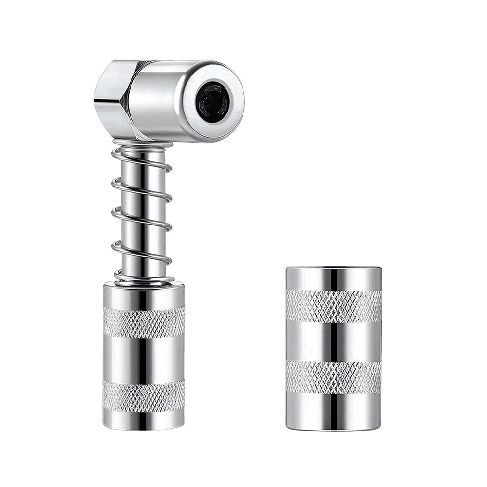 1 Set Grease Nozzle Adapter Grease Gun-Accessory 90 Degree Grease Coupler Adapte