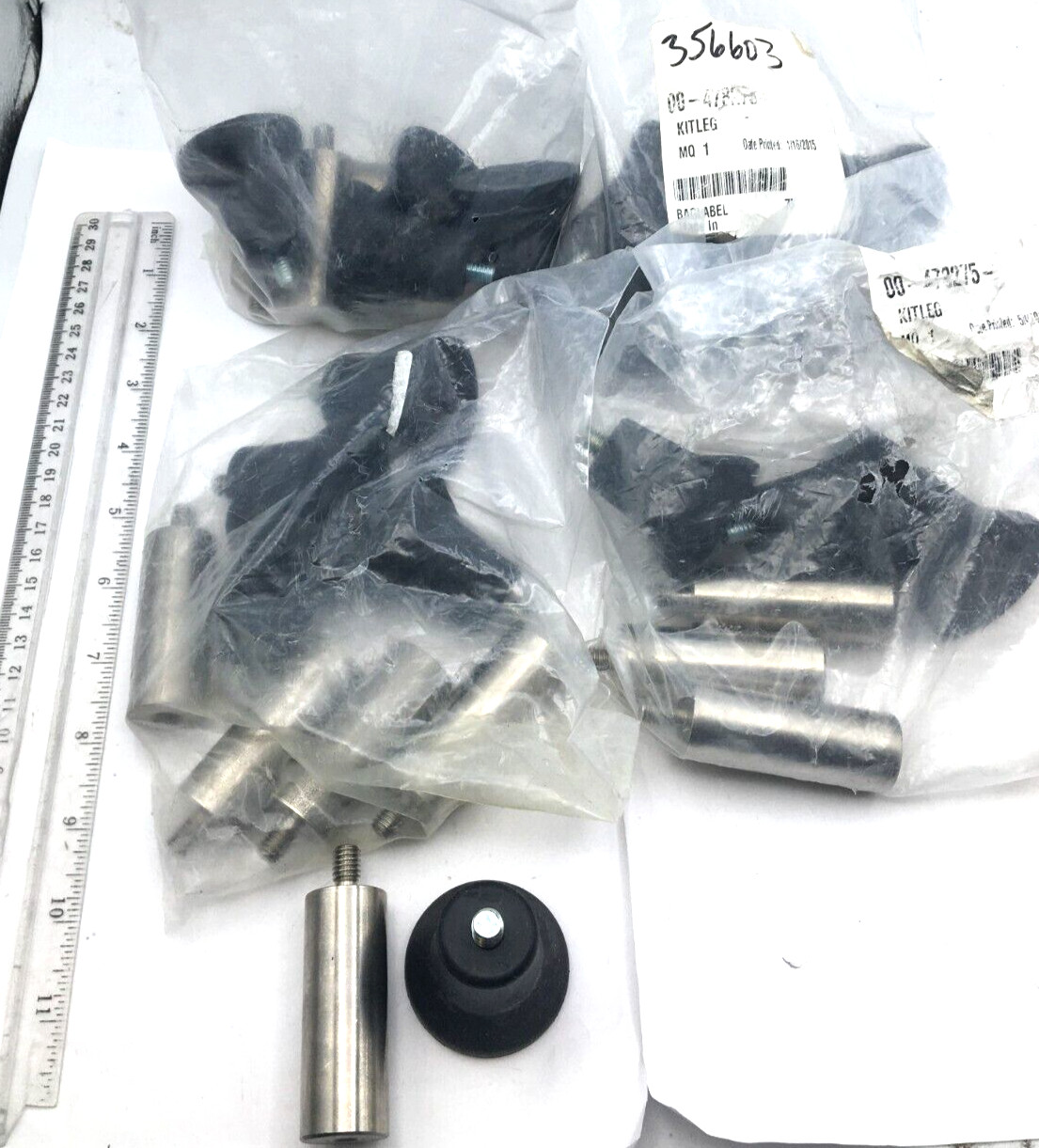 Hobart Lot of 4 Kit Leg, 4 Legs 00-478275 New