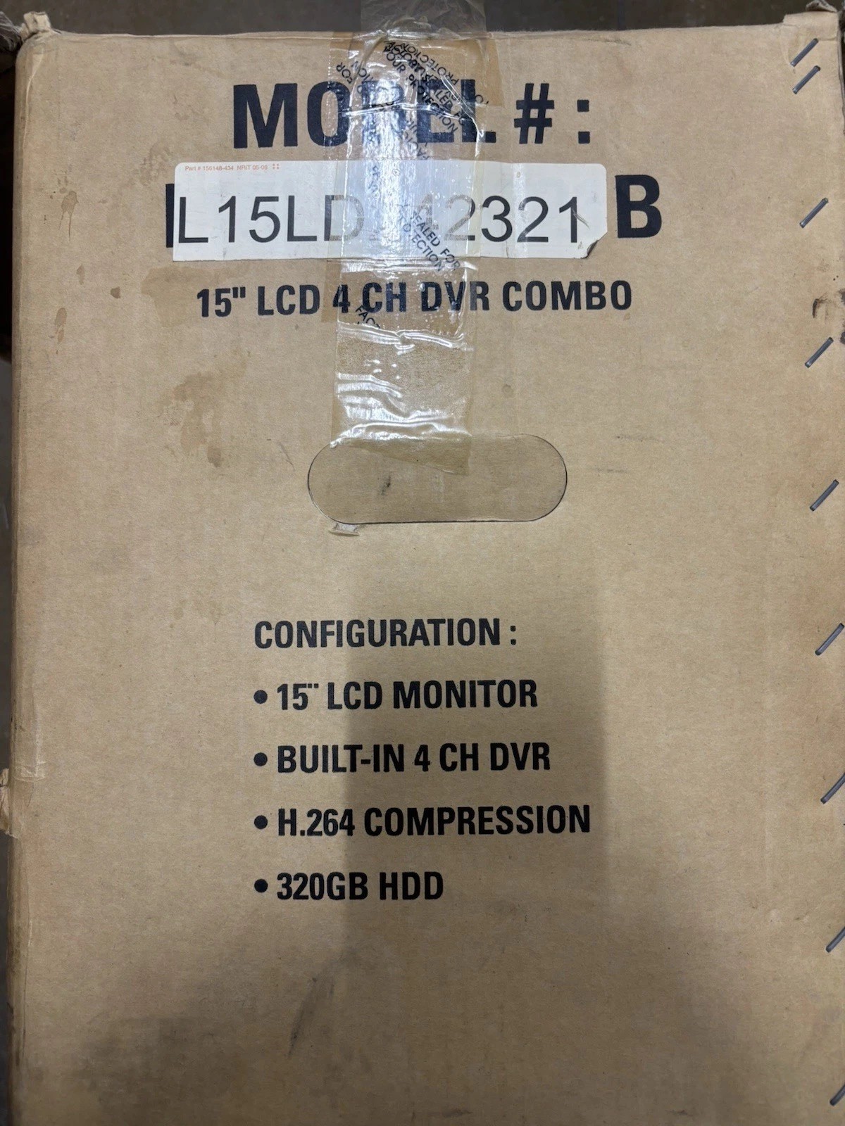 Lorex Model L15D242321  Built In 4channel DVR Combo
