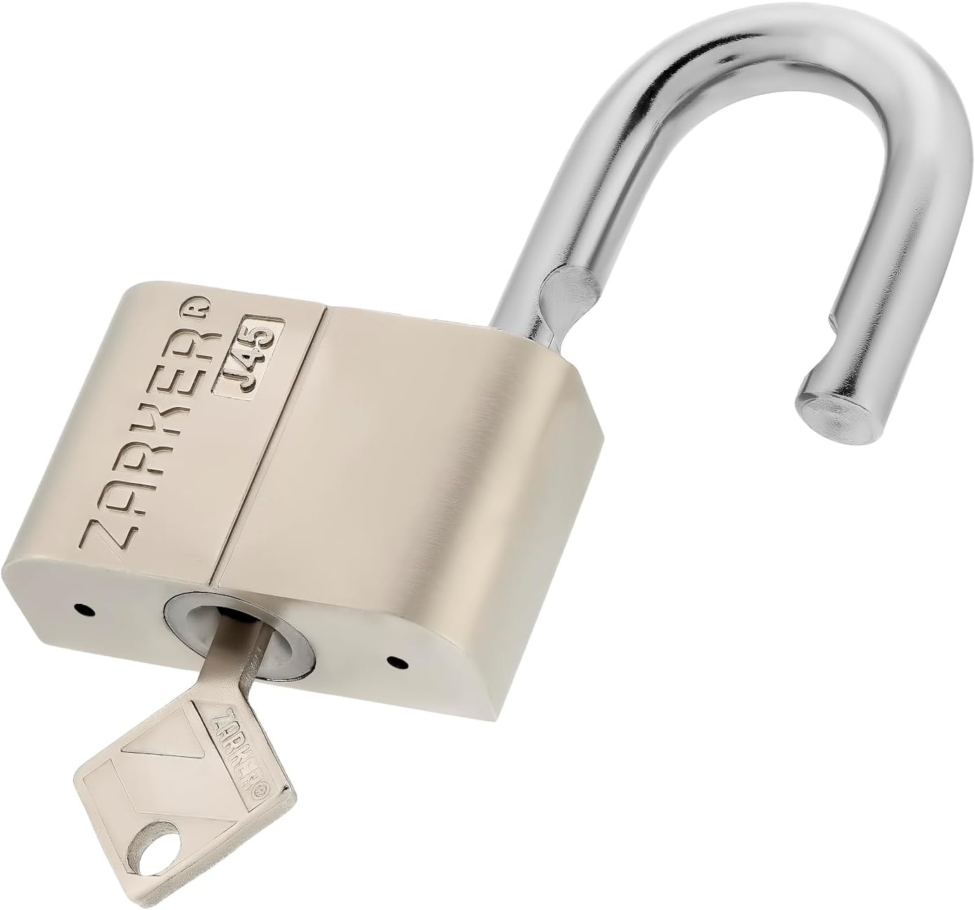 J45 keyed Padlock, Heavy Duty Stainless Steel Shackle Lock, Waterproof and
