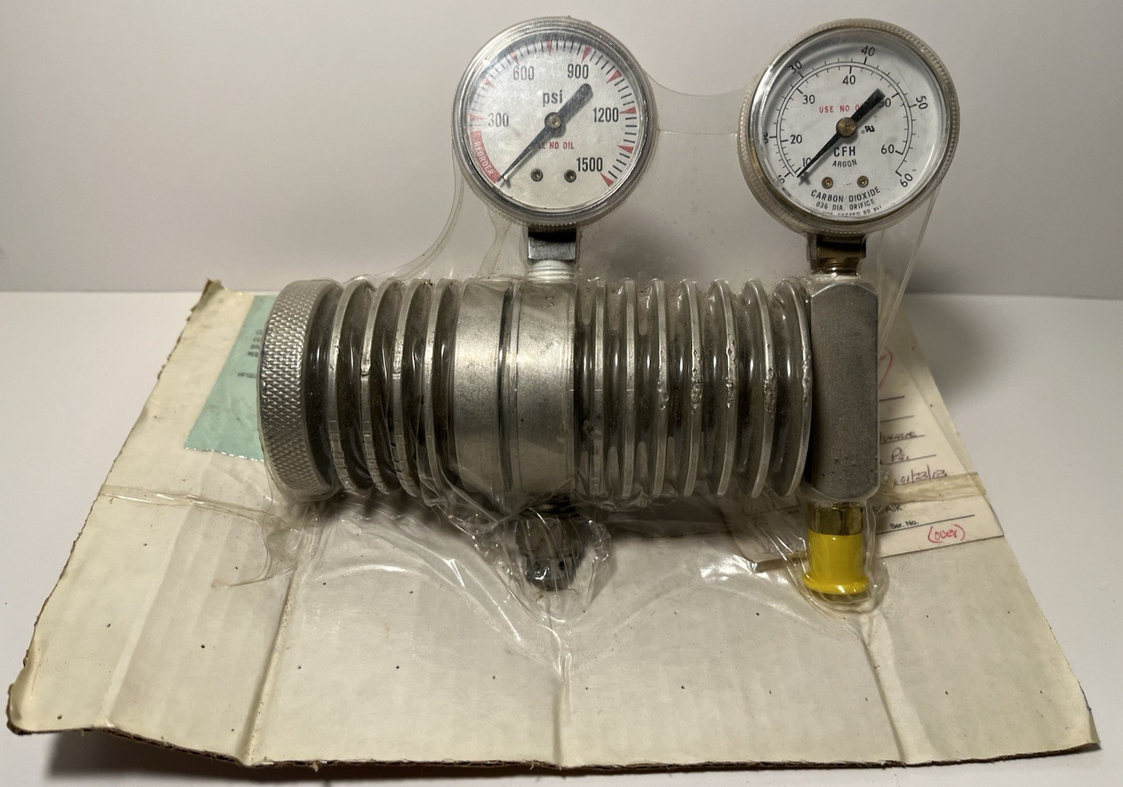 Victor SR-312 CO2 Carbon Dioxide High Capacity Flow Meter Regulator Rebuilt