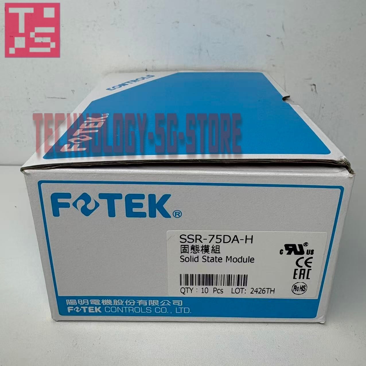 New FOTEK SSR-75DA-H Soild State Relay