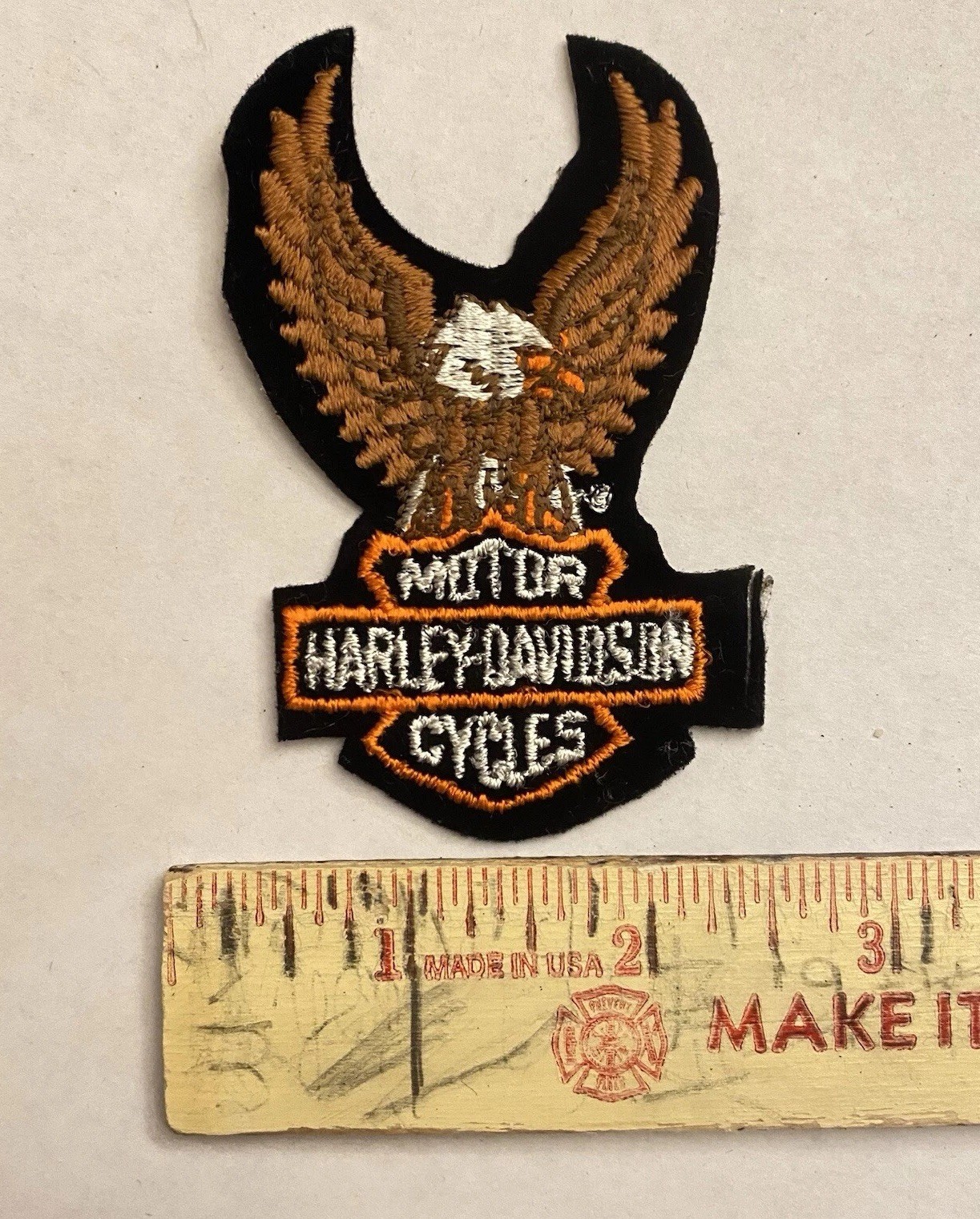 Vintage Harley Davidson Patch 80s Eagle American Motorcycle Club MC