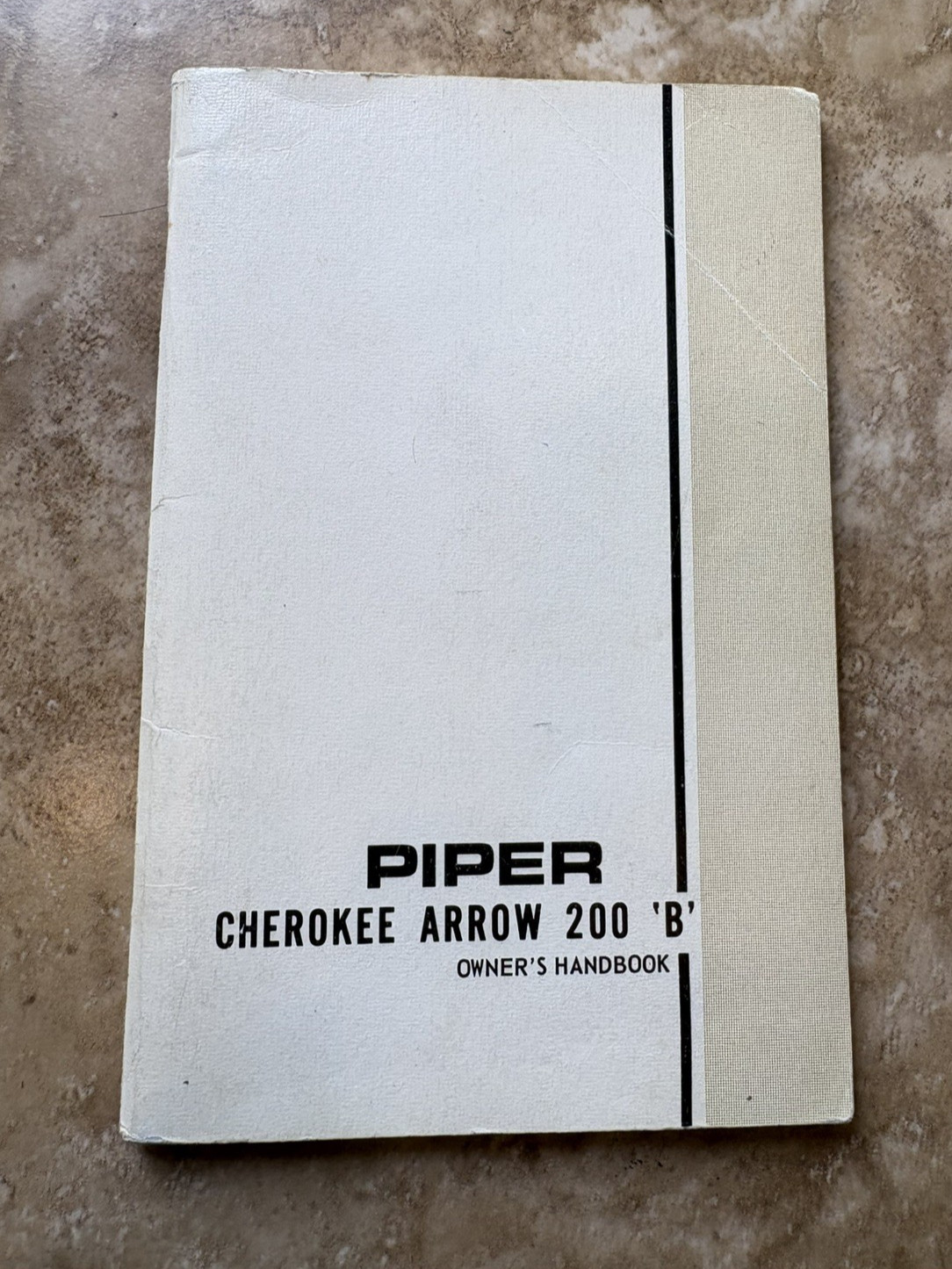 PIPER CHEROKEE ARROW 200 B OWNER’S HANDBOOK
