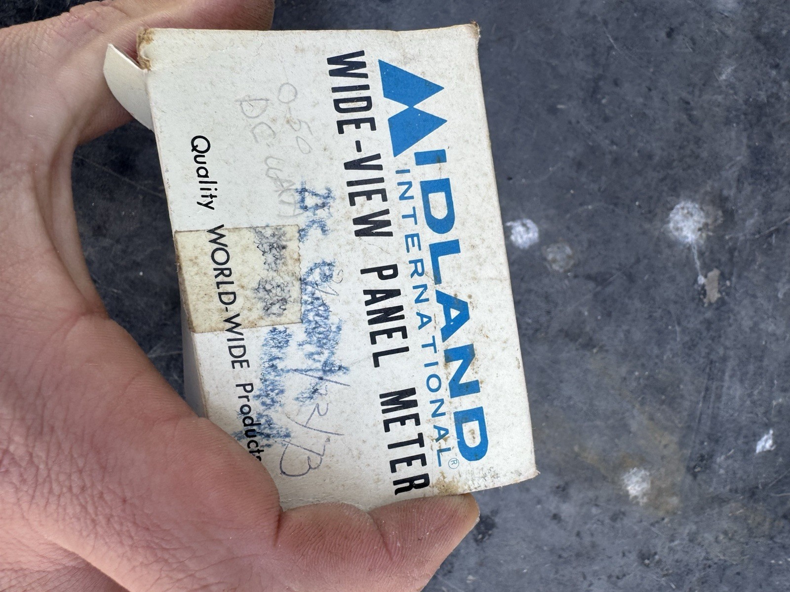 Midland Vintage Wide View Panel Meter 23-226