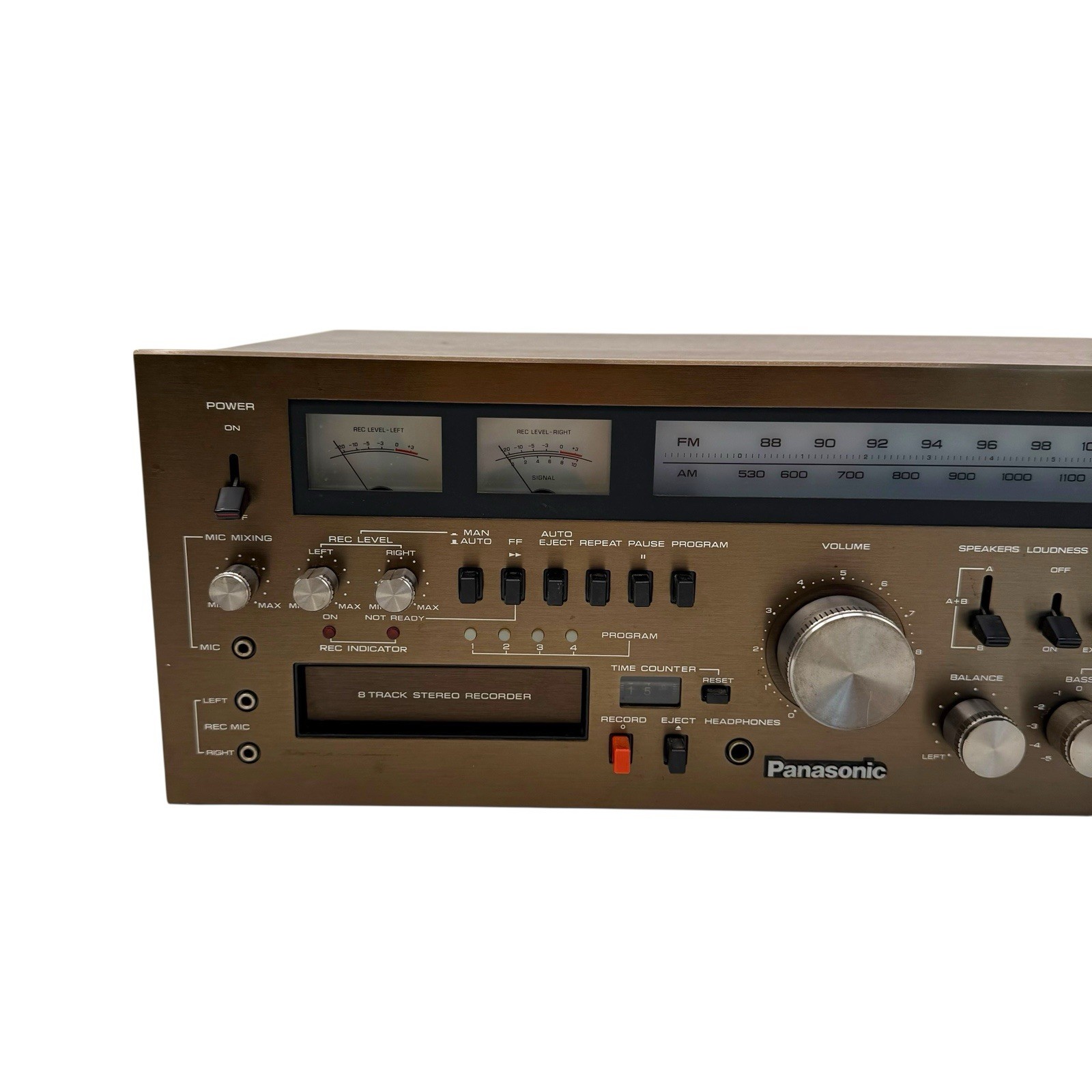 Vintage Panasonic RA-6600 8 Track Stereo Recorder Receiver- Read Description